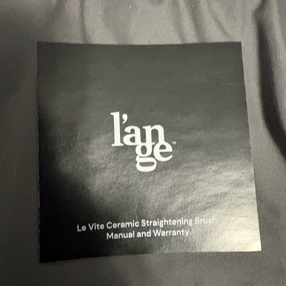 Lange Le Vite Straightening Brush - Black and Pink - Picture 5 of 5